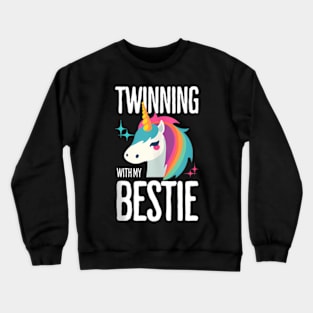 My Bestie Spirit Week Girls Friends Kids Day Crewneck Sweatshirt